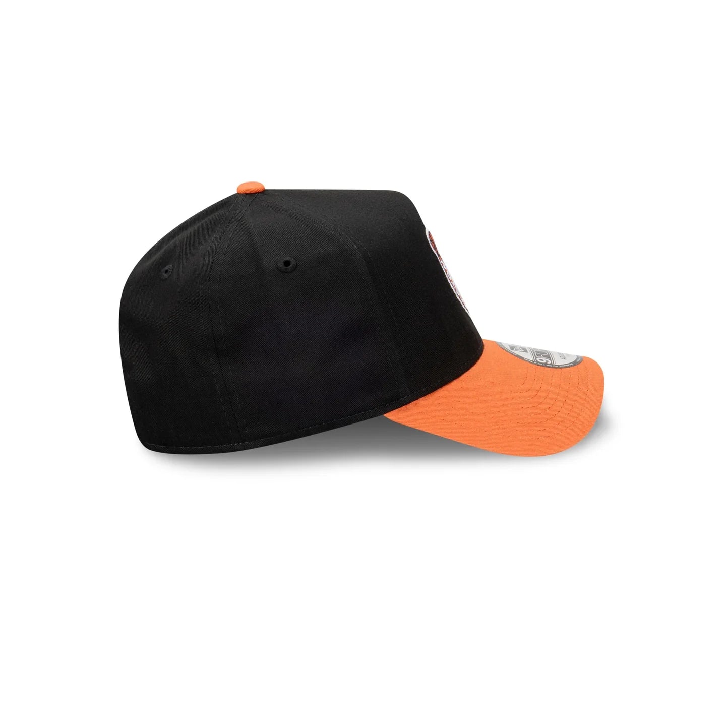 Boston Celtics Hat - Burnt Redwood 2-Tone Black Orange 9Forty A-Frame NBA Snapback Cap - New Era